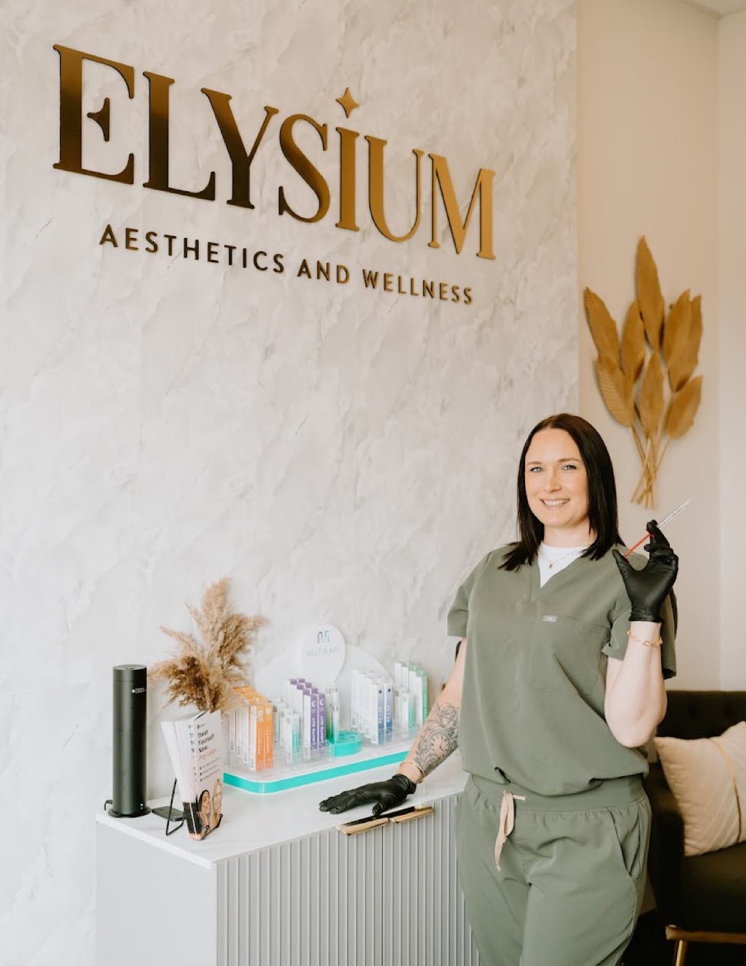 Treatment room at Elysium Aesthetics and Wellness, Columbus Ohio