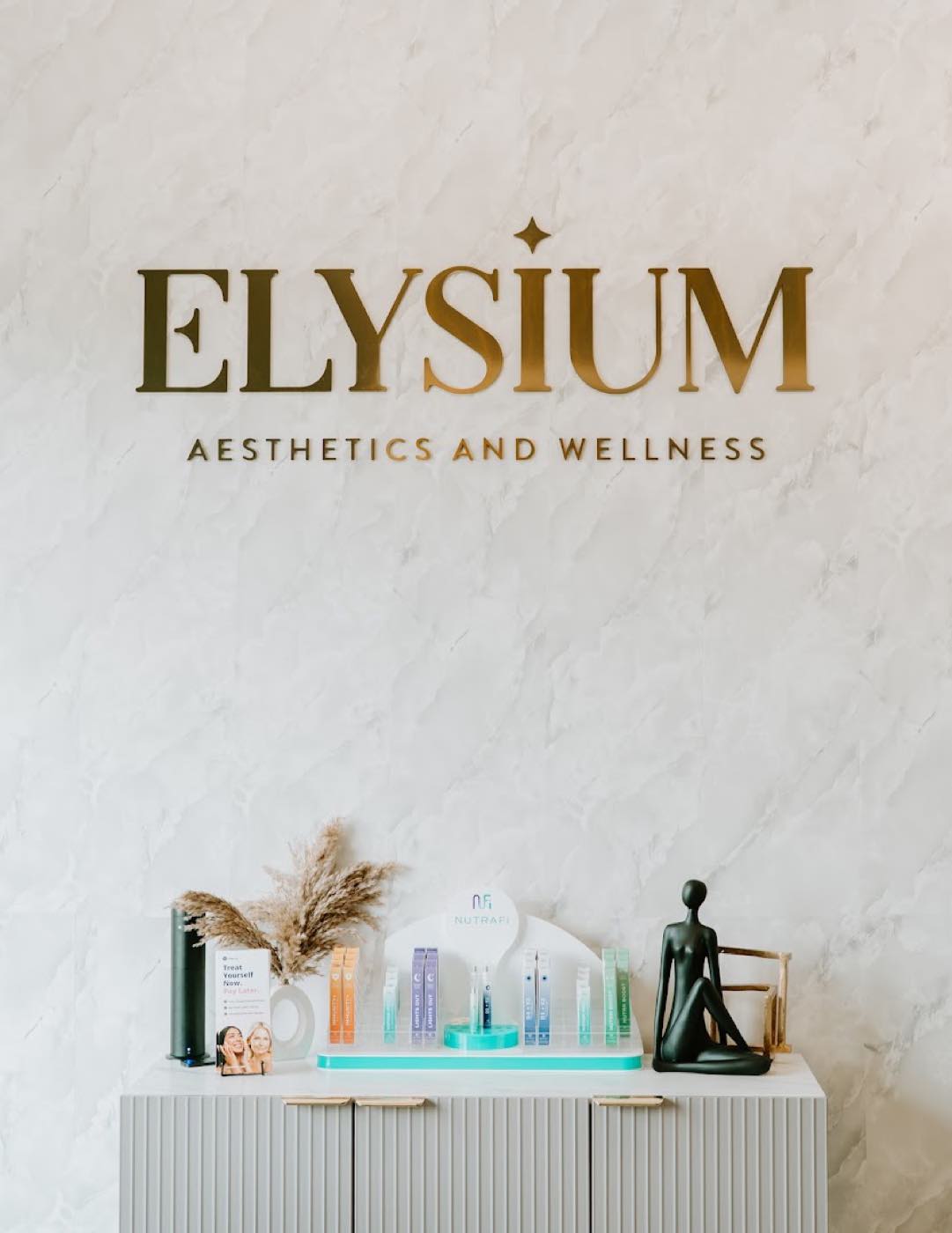 Treatment room at Elysium Aesthetics